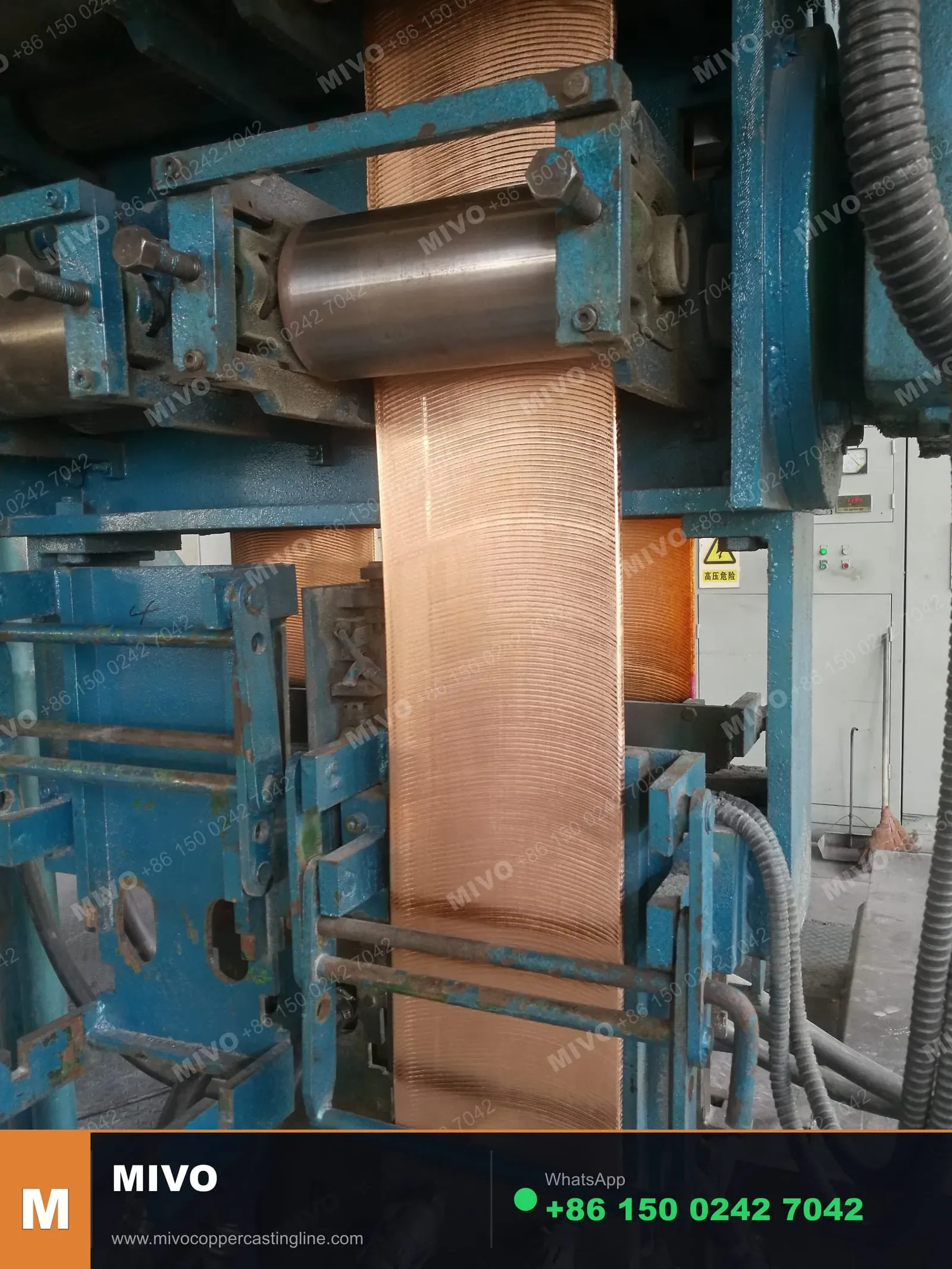 Copper upcasting crystallizer and cooler components